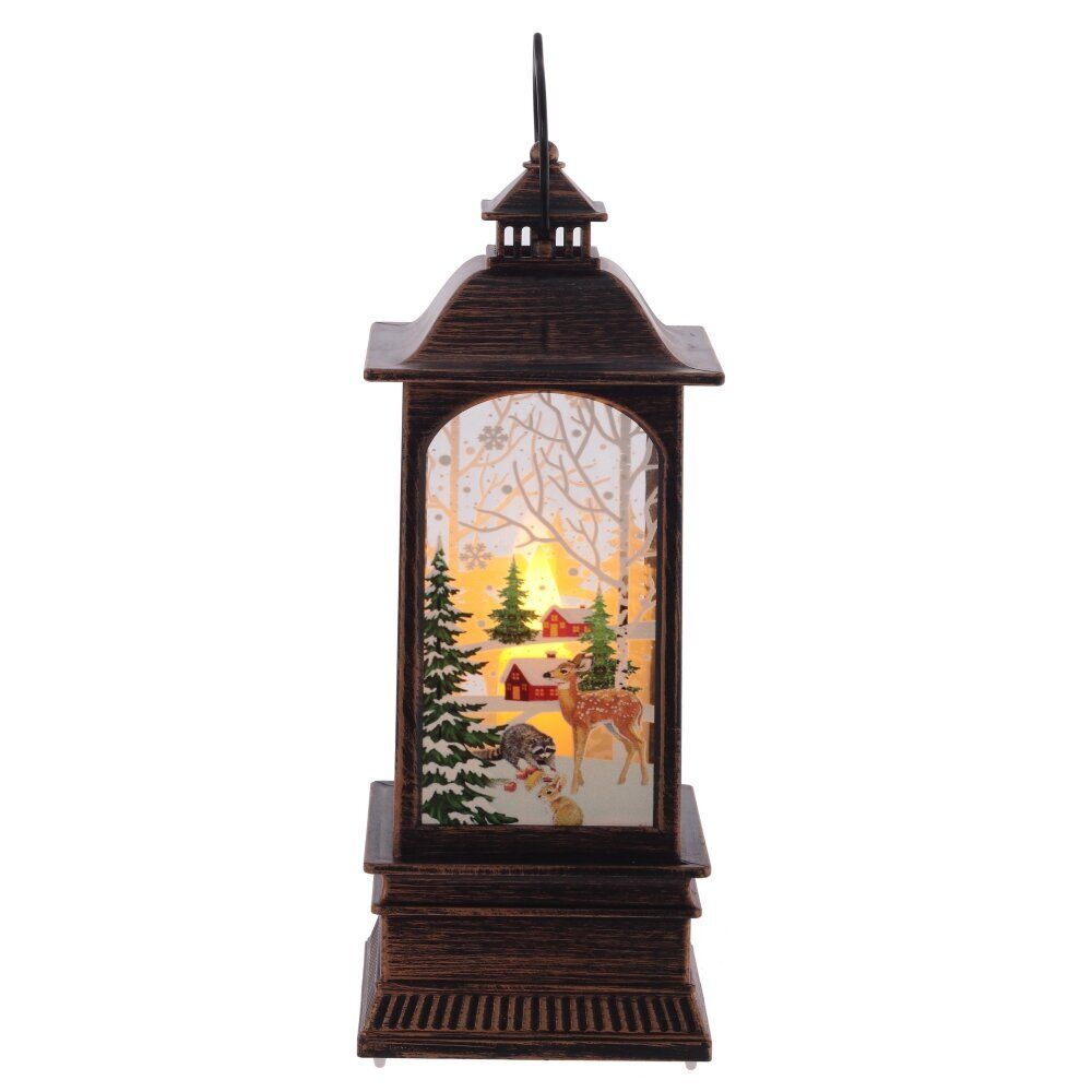 GAEM Изделие декоративное "Фонарь" (подсвет, AAAх3 н/п +USB) L7,5 W7,5 H20 см, 5в.