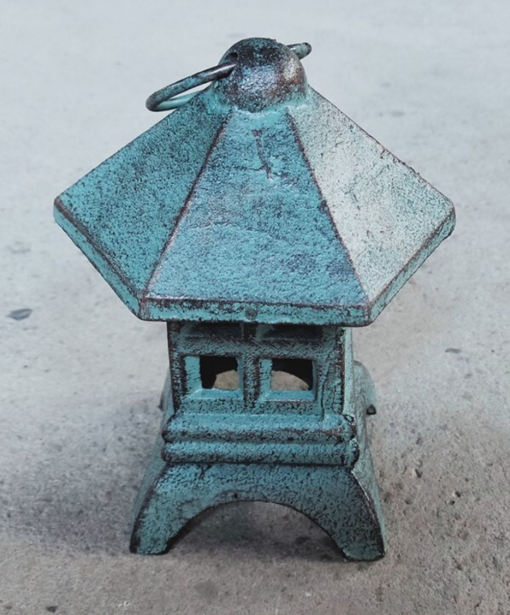 Iron Garden Декоративный фонарь Пагода под свечу для дачи