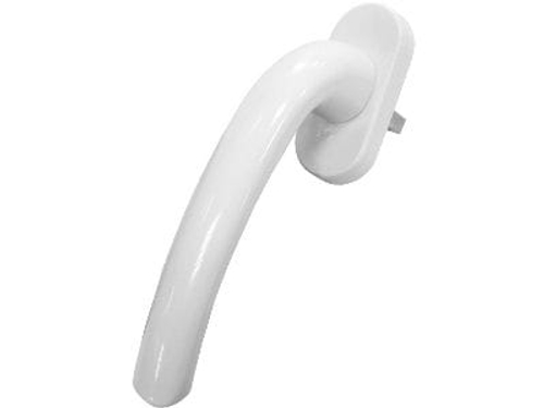 Ручка для пластиковых окон Луна штифт 35мм белая RAL-9016 (100шт/кор)