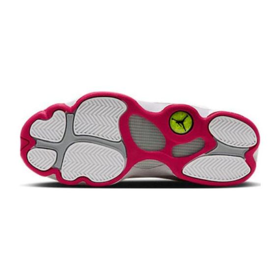 Jordan Air Jordan 13 Детские баскетбольные мячи СРЕДНЕГО размера Белый/Большой серый/Настоя красный Юнисекс