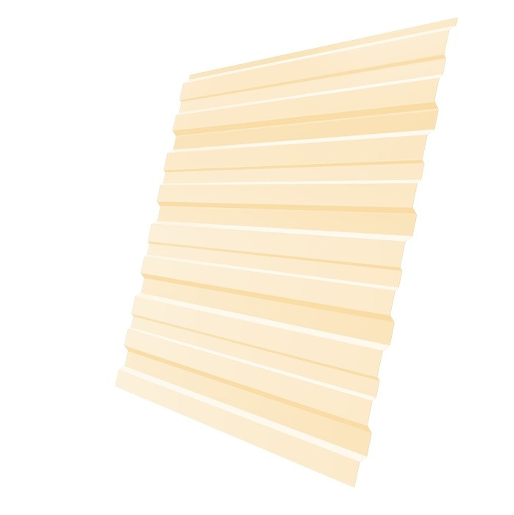 Профнастил С10 Grand Line Optima Satin 0,5 мм RAL 1015 светлая слоновая кость