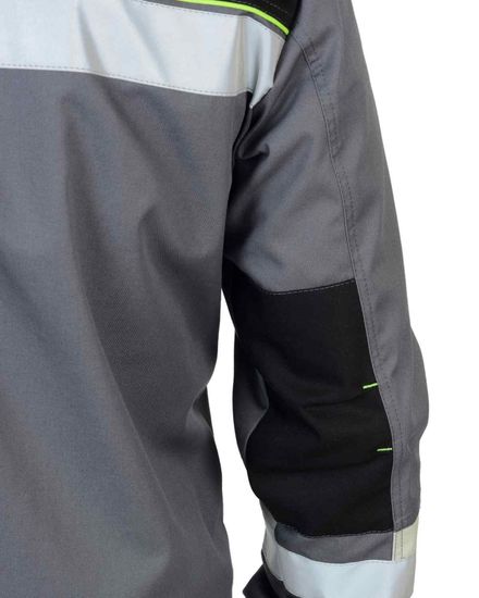 Костюм "Сириус-Бостон" полукомбинезон (серый/молочный/черный)