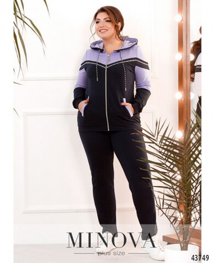 Костюм 8-280-синий-лаванда Minova Фото 2