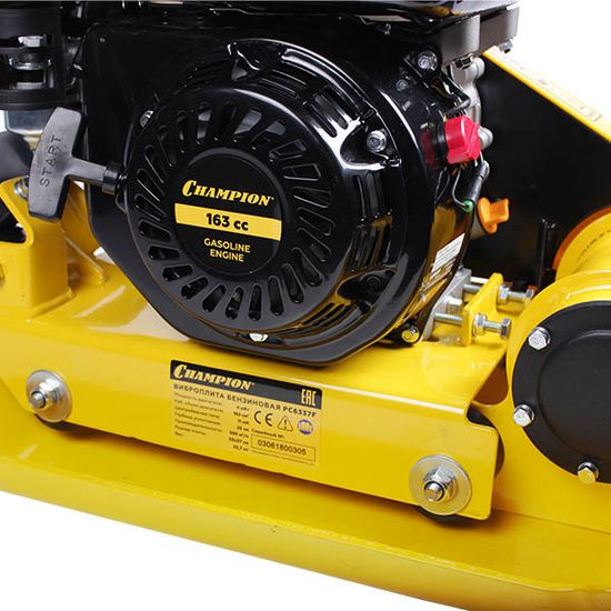 Виброплита бензиновая "CHAMPION" PC6337F