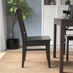 Стул деревянный - IKEA INGOLF, 91х43х52 см,  черный, ИНГОЛЬФ ИКЕА