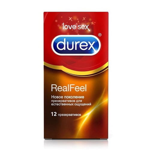 Презервативы для естественных ощущений Durex RealFeel 12шт