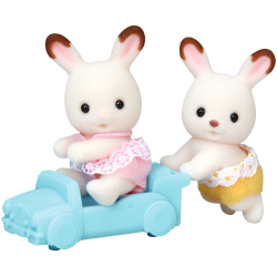 Sylvanian Families - Близнецы-зайцы с шоколадными ушками 5420 / артикул   5420  / GTIN 5054131054208