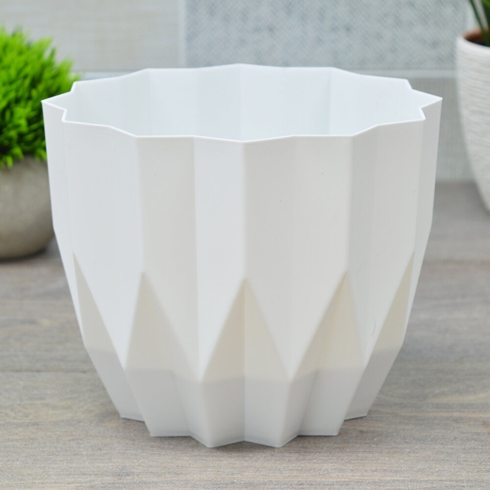 Кашпо Геометрия 2,2л, белый