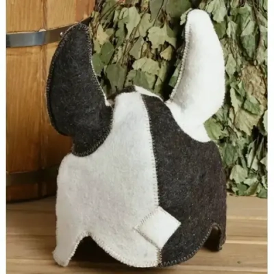 Шапка банная классическая «Викинг», цвет комбинированный, (без упаковки)