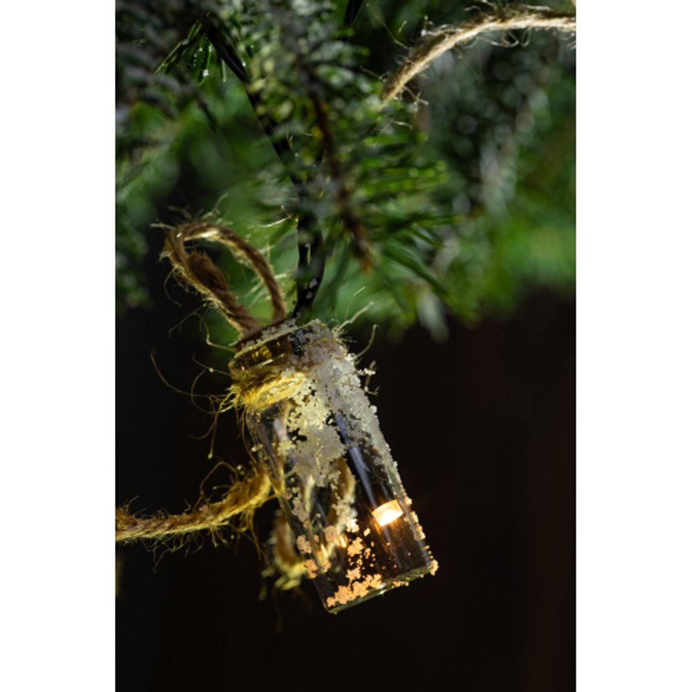 Садовая гирлянда ЭРА ERAGS08-05 на солнечной батарее теплый свет 10 LED 3,8 м