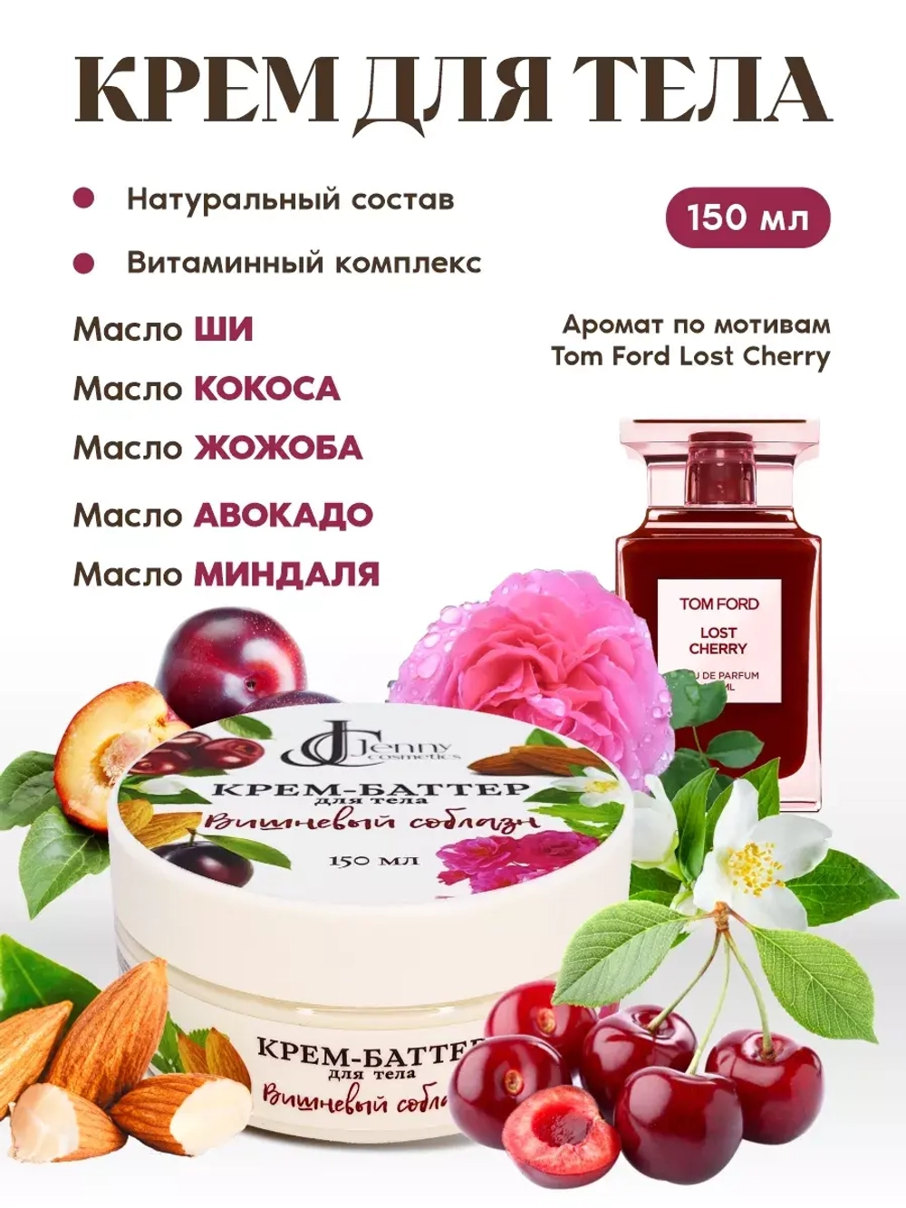 Крем баттер для тела парфюмированный