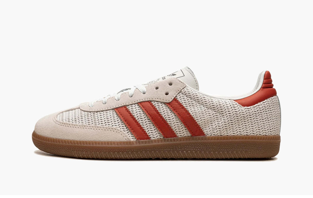 Adidas Samba OG "Crystal White Preloved Red"