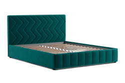 Кровать Агата, спальное место 160х200, велюр