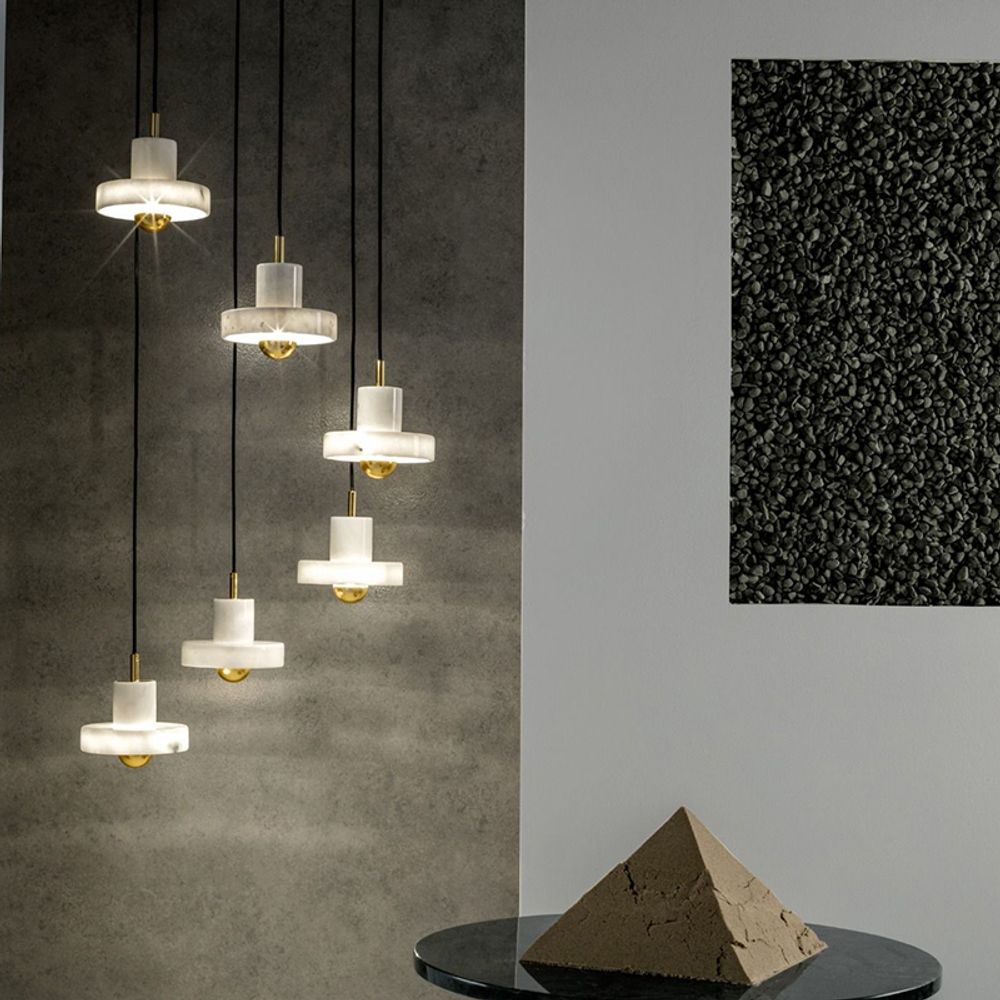 Подвесной светильник STONE PENDANT White by ImperiumLoft