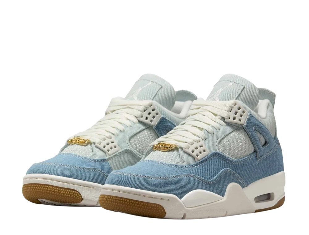Кроссовки Wmns Air Jordan 4 Retro TEX Denim "Worn Blue"