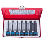 KING TONY (4457MP) Набор ударных торцевых насадок 1/2", HEX, 4-14 мм, 7 предметов