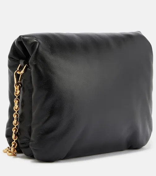 Кожаная женская сумка Loewe Gate черный
