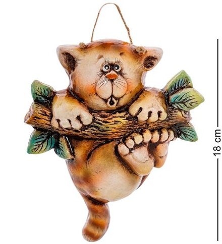 АБ- 49 Панно керамическое «Кот на ветке»