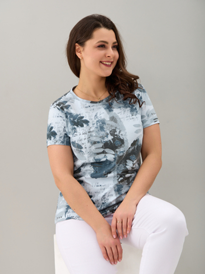 Футболка Фкл-192/морволна-листья