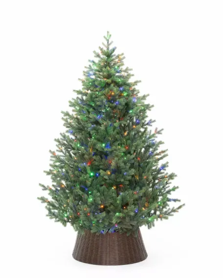 Искусственная елка Торжественная 180 см., 310 мульти/теплых белых Led ламп (2в1), 100% литая хвоя, ЕлкиТорг (186180)