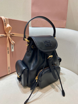 Miu Miu Leather Backpack 22 cm