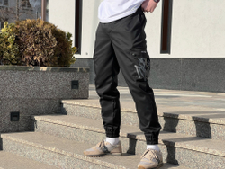 Брюки BLK CROWN Tag Logo Black