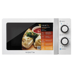 Микроволновая печь VEKTA MS720CHW, объем 20 л, мощность 700 Вт, механическое управление, таймер, белая