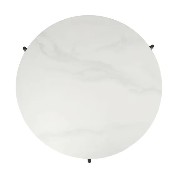 Кофейный стол Etla Ø80х45 см, белая керамика
