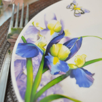 Тарелка обеденная 23см Ирисы