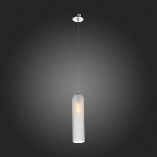 SL1145.153.01 Светильник подвесной ST-Luce Хром/Белый E27 1*60W CALLANA