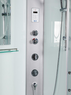 Душевая кабина WeltWasser (ВельтВассер) Werra XL 1204 R, со средним поддоном, с электрикой и ГМ, 120x90x226