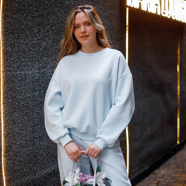 Костюм спортивный, цвет голубой, Италия