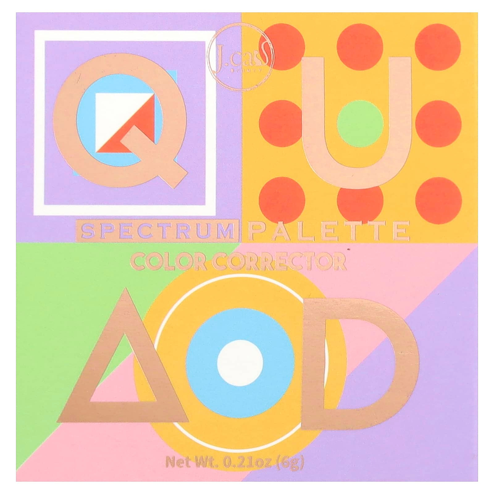 J.Cat Beauty, QUAD Spectrum, корректор цвета лица, QSP103, 6 г (0,21 унции)