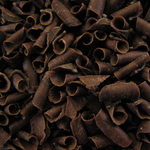 Шоколадные завитки Blossoms Dark (Завитки из темного шоколада Callebaut)