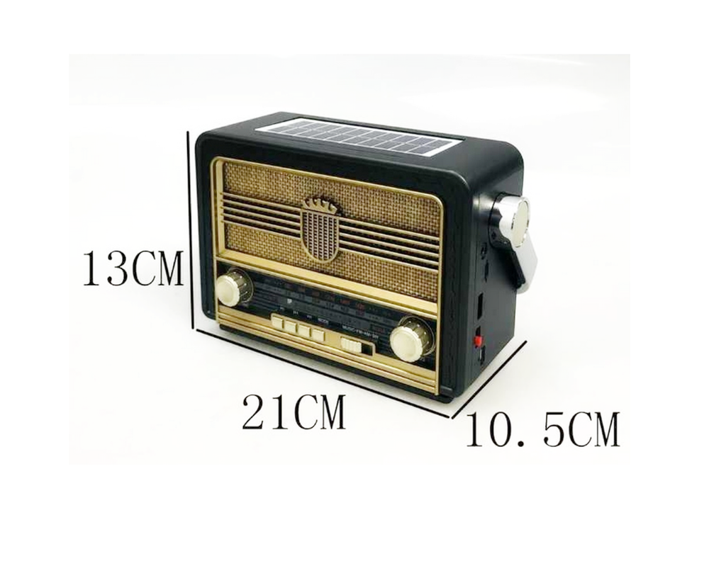 Радиоприемник Meier M-528BT-S USB (солнечная панель)