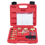 Набор для тестирования топливных систем впрыска азиатских автомобилей, кейс, 19 предметов МАСТАК 120-03019C