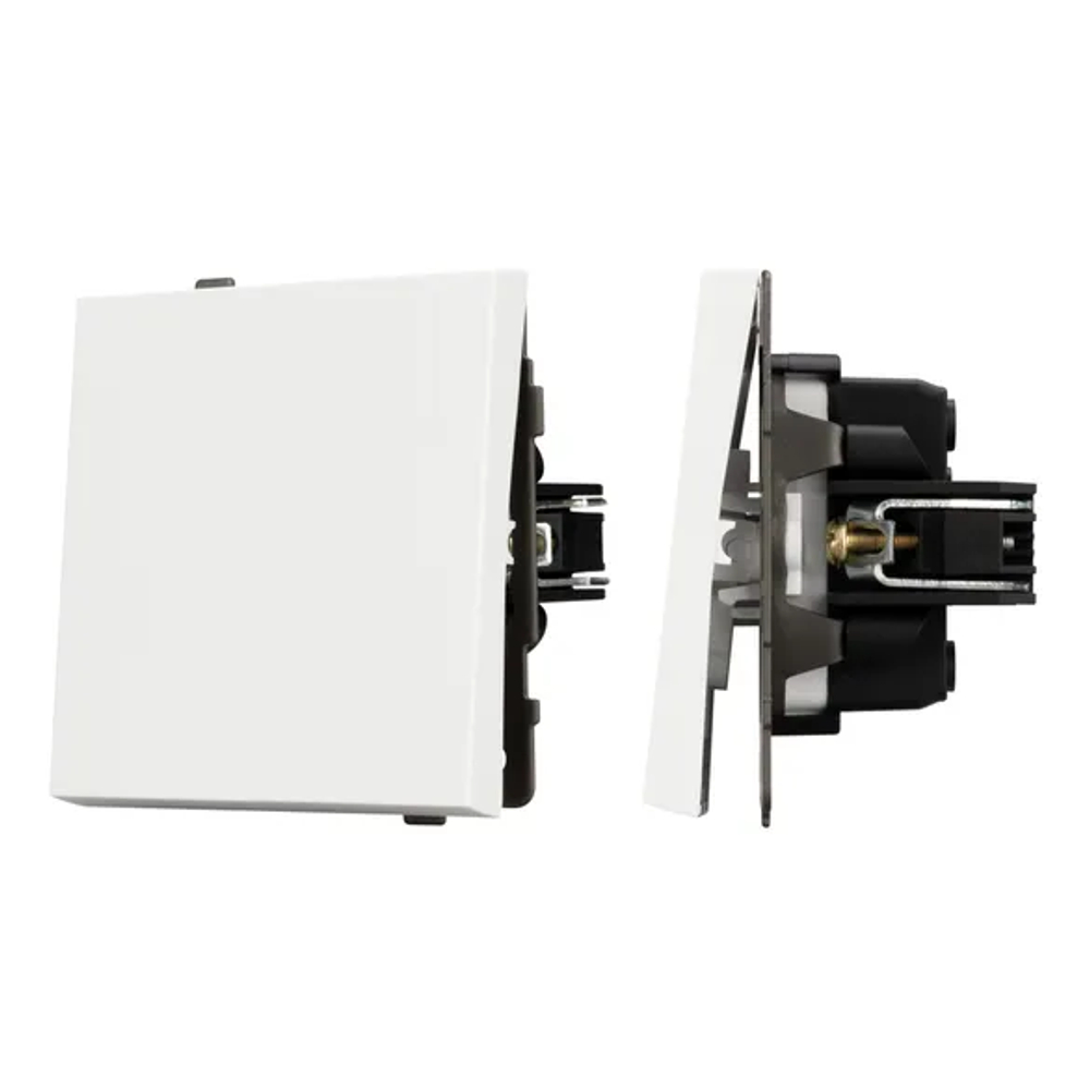 Механизм выключателя одноклавишный проходной SWT-TENDO-MKP1-SFPL-WH (230V, 10A) (Arlight, -) 054582