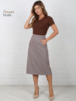 Юбка 2672705 какао
