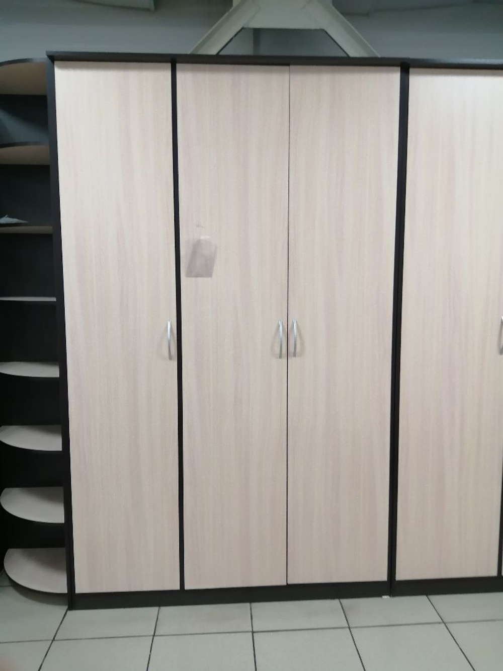 Шкаф комбинированный Дуэт Люкс без зеркала венге/дуб млечный