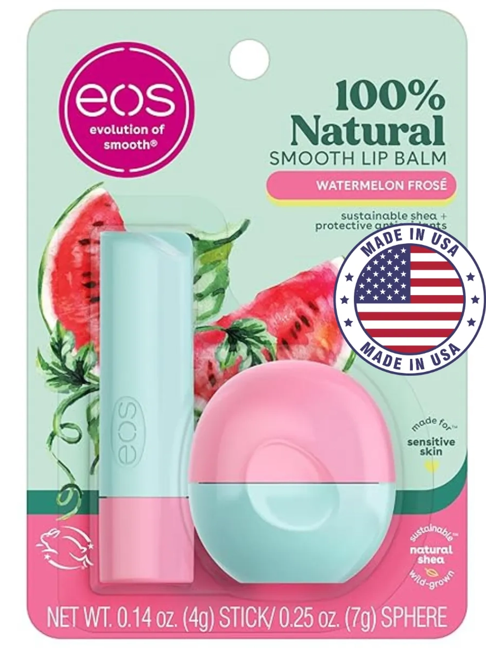 Бальзам для губ 9 арбузный коктейль