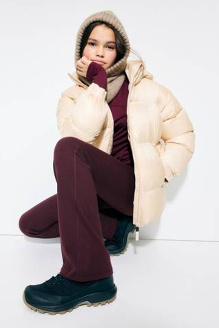 H&M Спортивные леггинсы с флисовой подкладкой SoftMove, бордовый