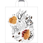 Пакет ПЭ с петлевой ручкой 38+3Артпласт ПНД (Завтрак) Россия (комплект 50 шт)