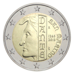 San Marino 2 Euro 2015 – 550th Anniversary of Birth of Dante Alighieri (1265 - 1321) (BU)
