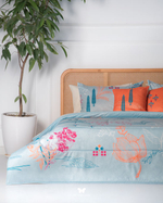 Комплект постельного белья двуспальный Chahar Bagh Hermodr 8 предметов 130220293 Иран