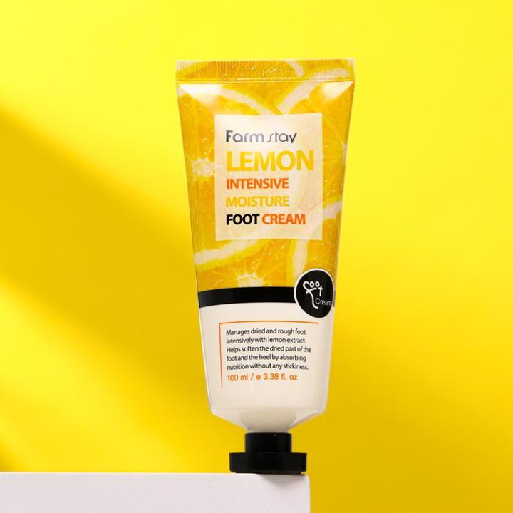 Крем для ног с Farmstay Lemon intensive Moisture Foot Cream Лимон 100 мл