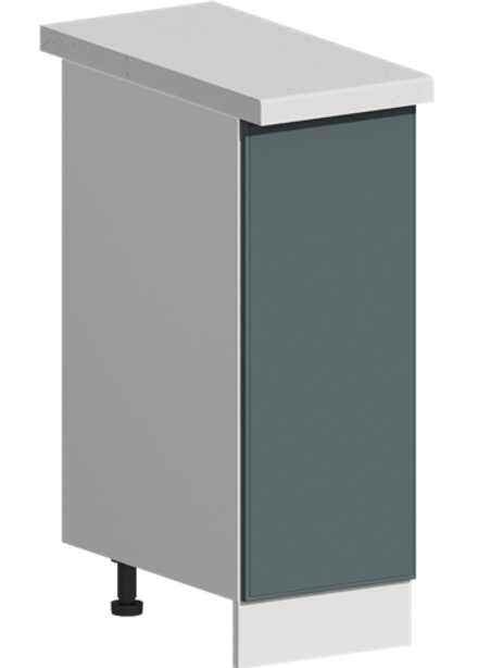 Кухня Модуль ШН 300 Белый / Бирюзовая мята