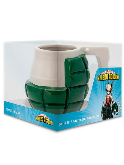Кружка 3D My Hero Academia Bakugo Grenade 400 ml ABYMUG571