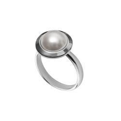 Кольцо Fiore Luna White Pearl K2005PE-R02.1 BW/S