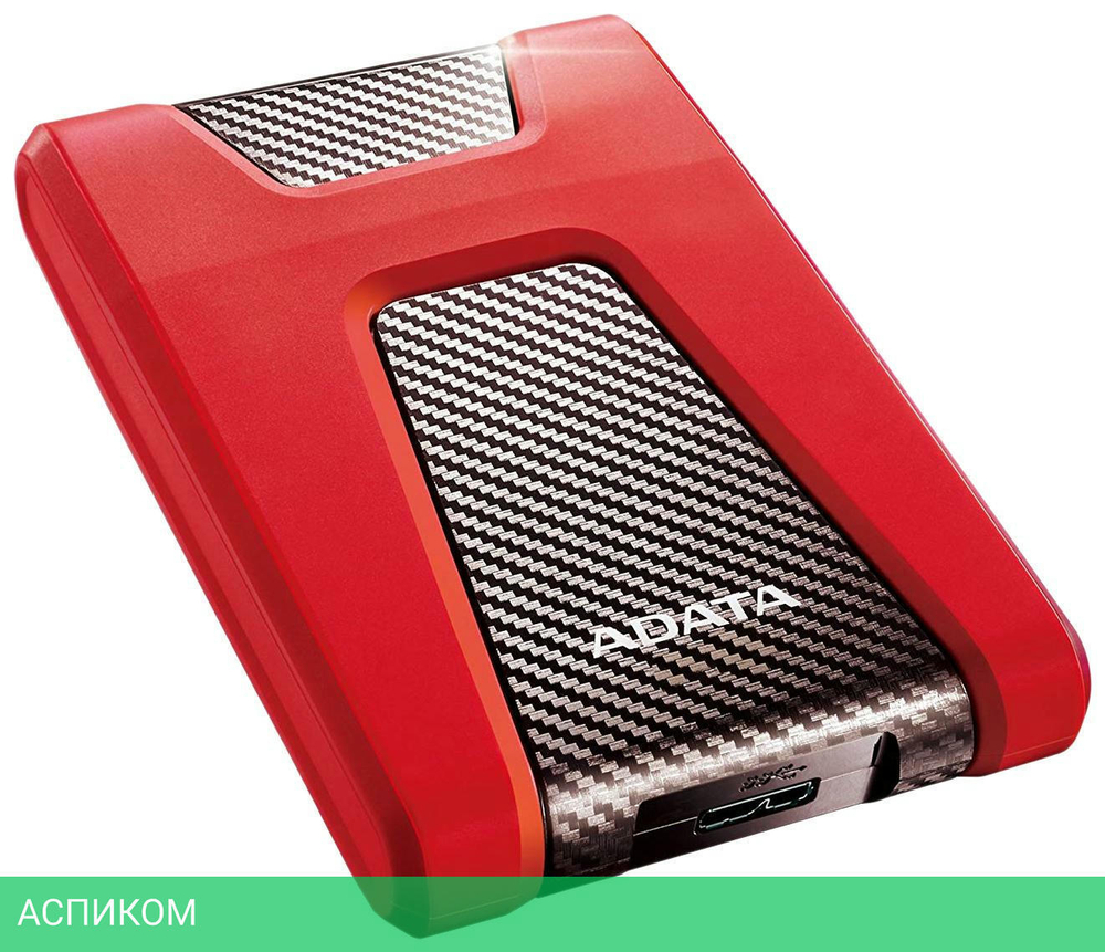 Внешний накопитель A-Data 2Tb AHD650-2TU31-CRD HD650 красный