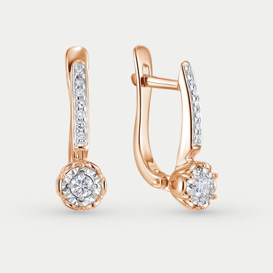 Серьги с брилл